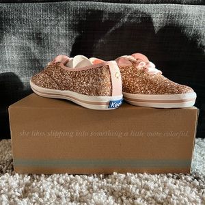Kate Spade Rose Gold Keds NEVER WORN, NEW IN BOX - Size 5